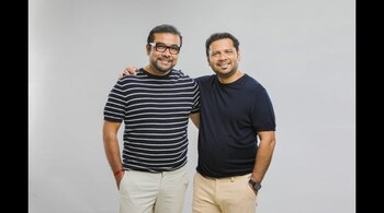Music composers Avinash Chandrachud (right) and Vishwajeet Joshi composed a song for the new Jennifer Aniston and Adam Sandler film 'Murder Mystery 2' on Netflix.