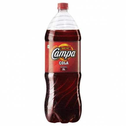 A Campa Cola pet bottle.