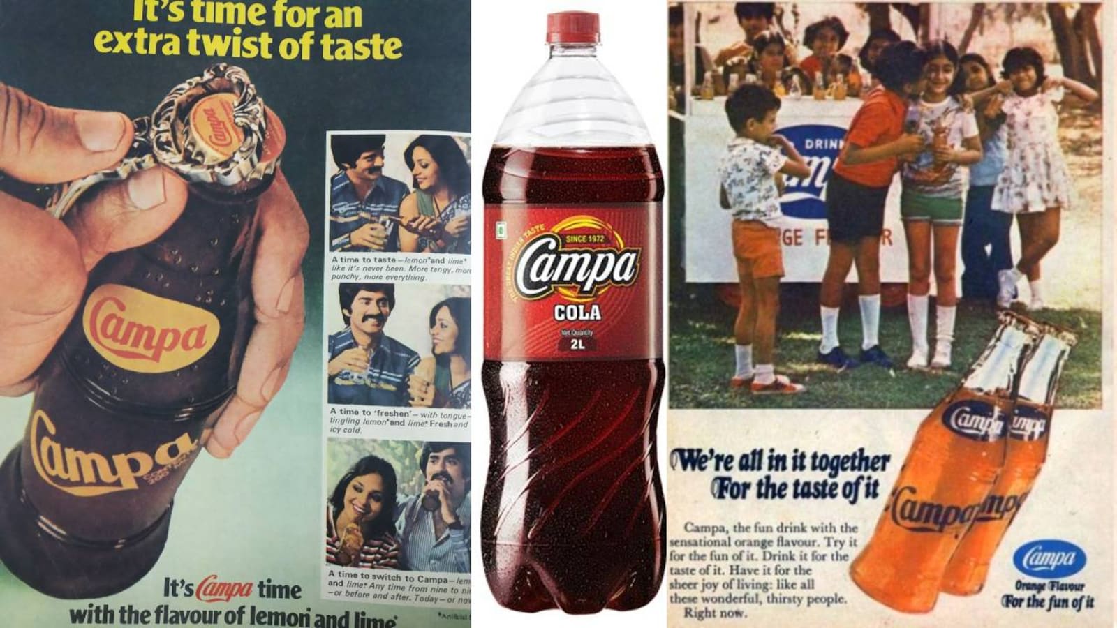 Campa Cola - India's Favorite Refreshing Soft Drinks