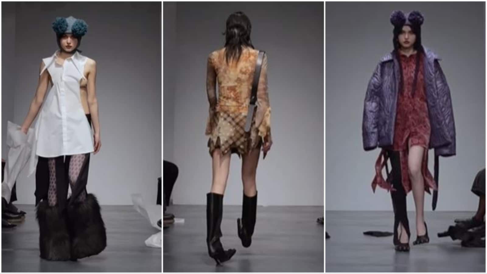 At Milan Fashion Week, Models Had Clothes Falling Apart On The Runway.  Here's Why