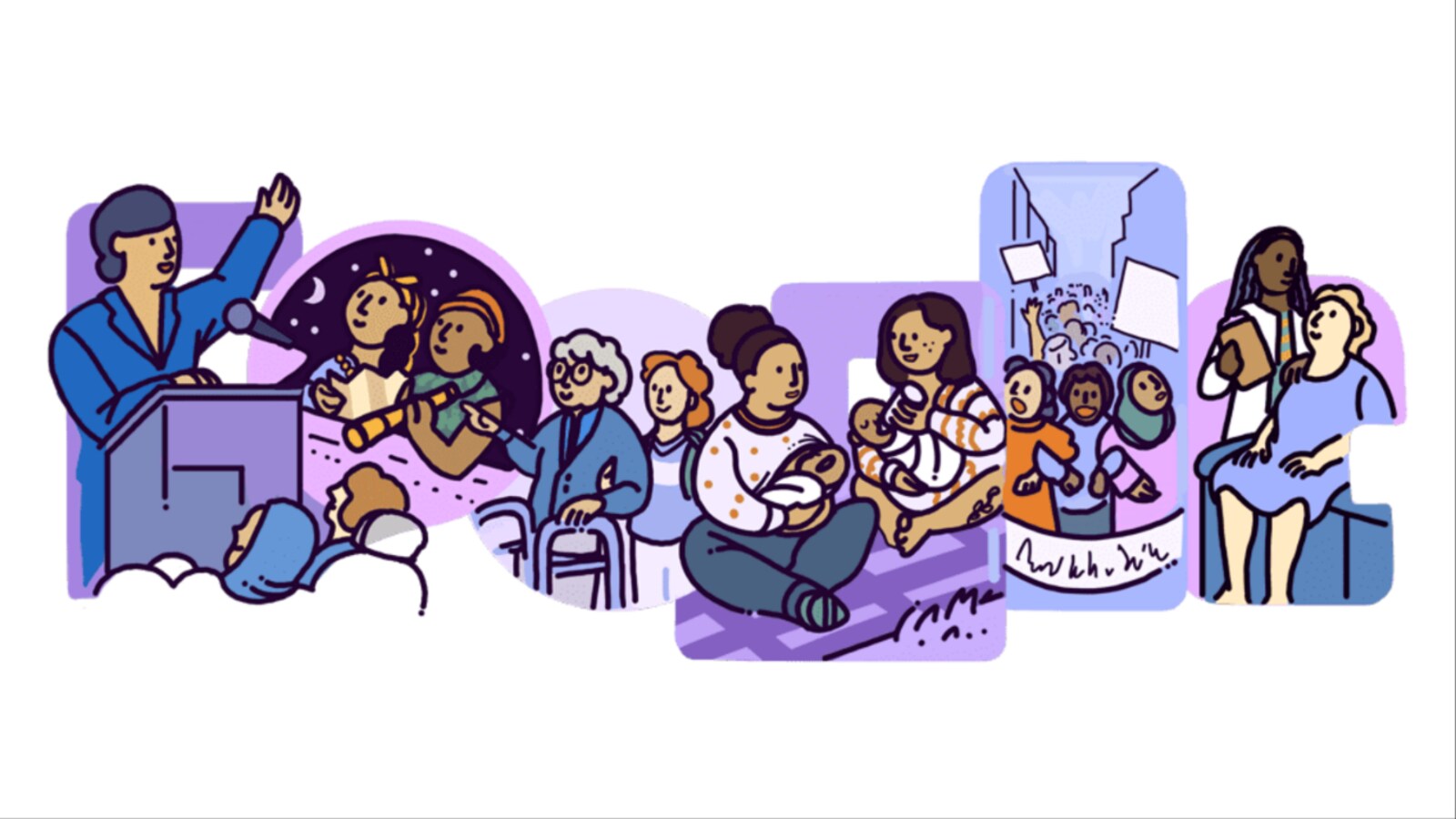International Women's Day 2023: Google Doodle celebrates women supporting women International Women's Day 2023: Google Doodle celebrates women supporting women