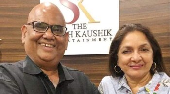 Satish Kaushik and Neena Gupta had been friends since 1975. (Image credit: @4331Subhash/twitter)