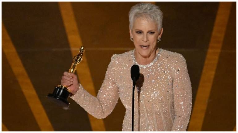Watch: Angela Bassett's viral reaction after Jamie Lee Curtis wins Oscar.  Twitter is not happy