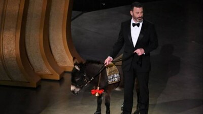 What was a donkey doing at the Oscars?