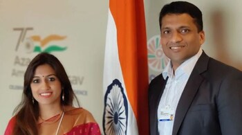 Divya Gokulnath and Byju Raveendran are co-founders of beleaguered edtech startup Byju’s. (File photo)