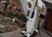 Glider plane crashes into house in Jharkhand. Video shows moment of impact