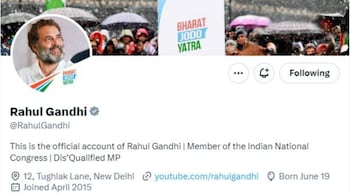 Rahul Gandhi changed his Twitter bio after a court in Gujarat’s Surat convicted him in a 2019 defamation case.