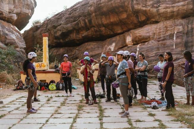 Climbing is not just physically challenging, but is also very meditative and mentally rewarding. (Photo: Gayatri Juvekar)