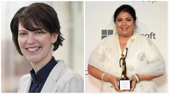 Debra Crew (left) has been appointed as the CEO of Diageo. Ann Mukherjee (right) is the CEO of Pernod Ricard North America.