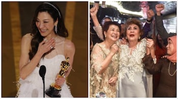 Oscars 2023: Michelle Yeoh's mother, relatives and friends gathered at a live screening of the awards ceremony at a Kuala Lumpur cinema.