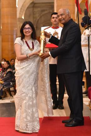 Nivruti Rai, country head, Intel India, was bestowed the Nari Shakti Purushkar 2022.