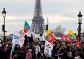 In Pics | Protests in France after President pushes for pension reforms