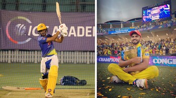 Maharashtra batter Ruturaj Gaikwad had a breakout 2021 season with 635 runs, including a hundred and four fifties, but he couldn't replicate the form last year when he scored 368 runs, and his strike rate dropped from 136.26 to 126.46. (Photos via Twitter/Ruutu1331)