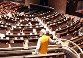 PM Modi makes surprise visit to new Parliament building. Check pics here