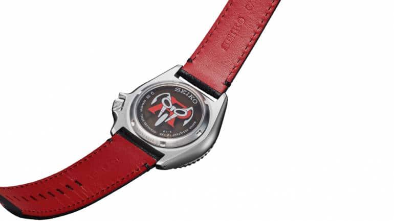 The Seiko 5 Sports Masked Rider Limited Edition watch has been made in collaboration with the popular Japanese superhero show, Kamen Rider aka Masked Rider, which first aired in 1971.