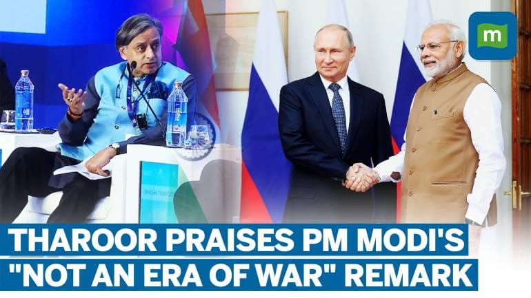 Shashi Tharoor Backs Indias Stand On Russia Ukraine War Congress Mps Praise For Pm Modi Eam 2996