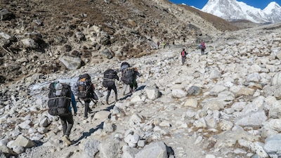 Five trekkers have gone missing in the higher reaches of Himachal Pradesh's Dhauladhar Range while heading towards the remote Bada Bhangal valley amid heavy snowfall.