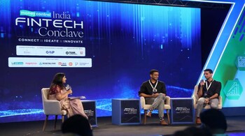 Zerodha founder Nithin Kamath (Centre) and CTO Kailash Nadh (Right)