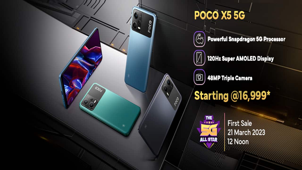Poco X5 5G launched in India with Snapdragon 695 SoC, 120Hz AMOLED Display, 48 MP Triple Cameras