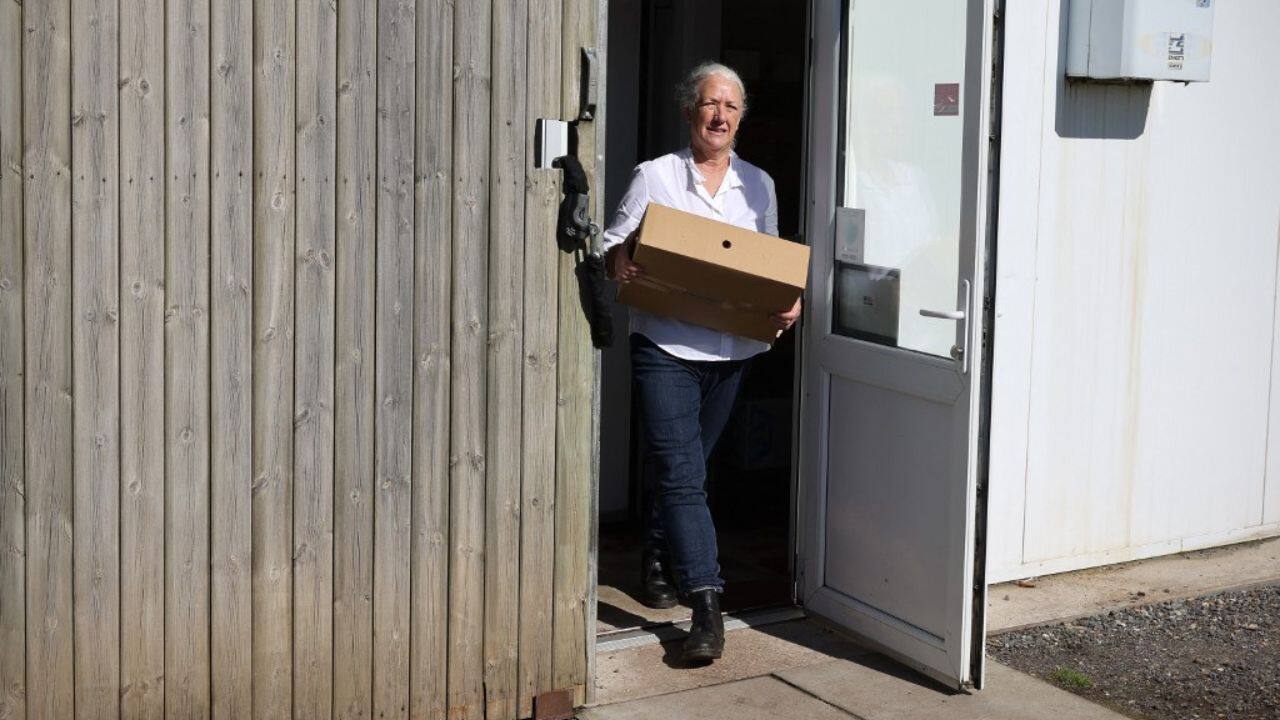 &quot;I never thought it would be as big as this,&quot; says Stacey Hedges of her booming French-style cheese business, as another lorryload leaves the green Hampshire countryside for some of Britain's finest restaurants. Former chef Hedges founded the Hampshire Cheese Company in 2005 and started producing Tunworth, a Camembert-style handmade cheese. (Image: AFP)