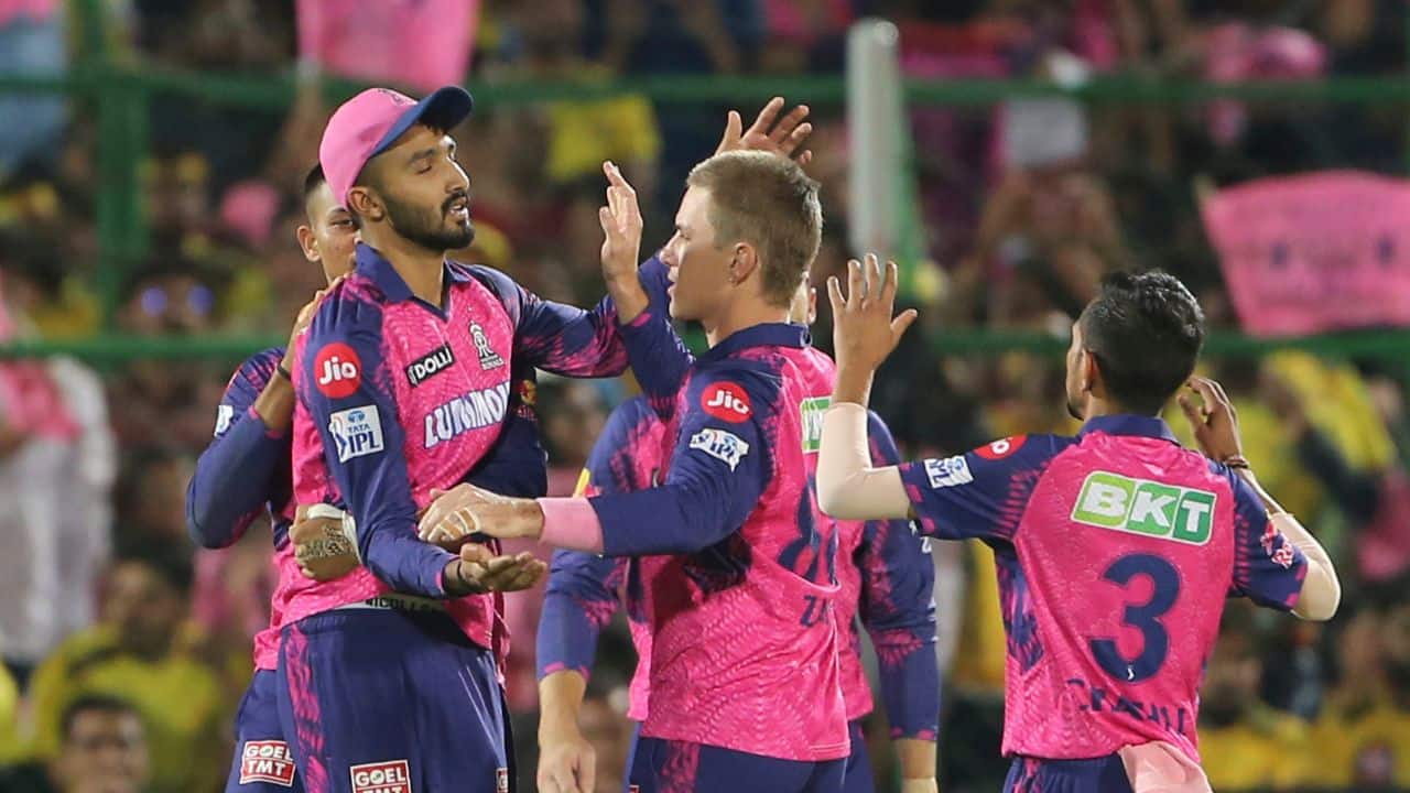 Gaikwad hit five fours and a six to propel Chennai’s start, before he top-edged a catch to long on to give Zampa his second wicket. (Image: AP)