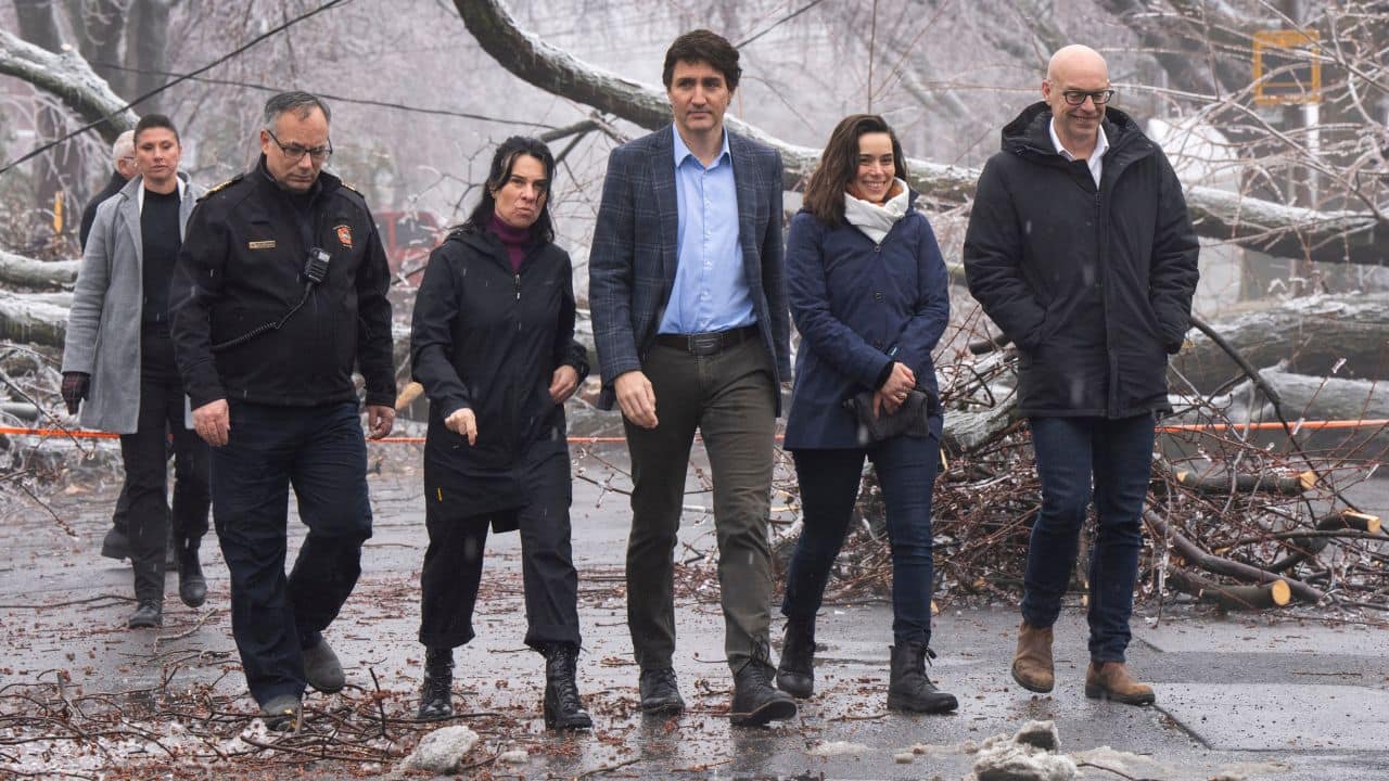 It marked the largest power outage in Quebec since an ice storm in 1998, which threw the province into chaos for several weeks. &quot;It's a very difficult moment for Montrealers, for people across the region who have been hit by this ice storm,&quot; said Canadian Prime Minister Justin Trudeau, who was in Montreal. (Image: AP)