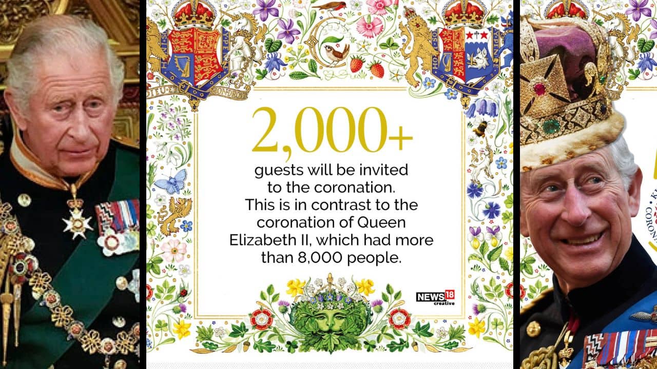More than 2,000 guest will be invited to the coronation. (Image: News18 Creative)