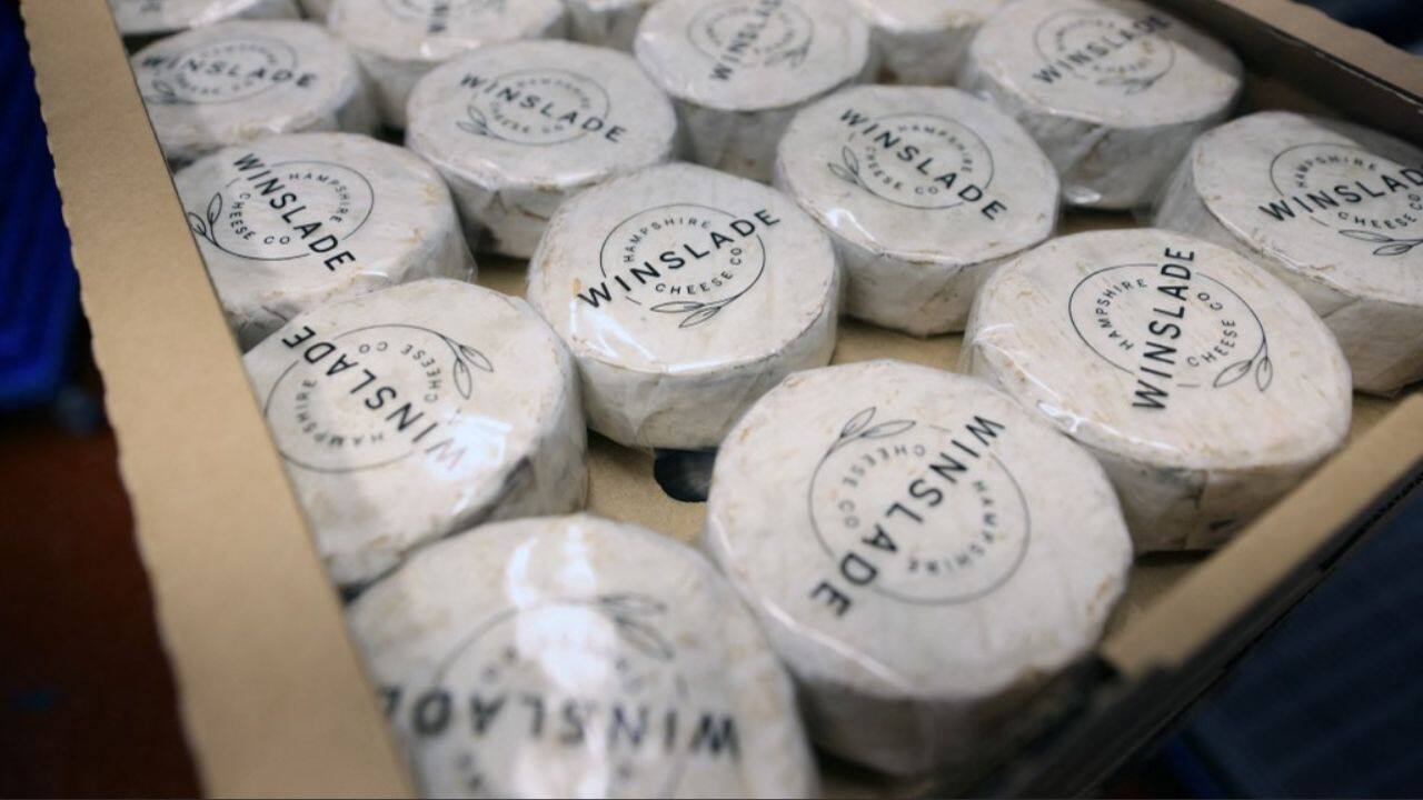 As well as Tunworth, the Hampshire Cheese Company also makes the softer Winslade, which Hedges likens to Vacherin. (Image: AFP)