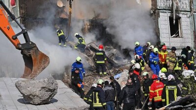 In Pics: Russia strikes Ukraine with missiles and drones, killing at least 12