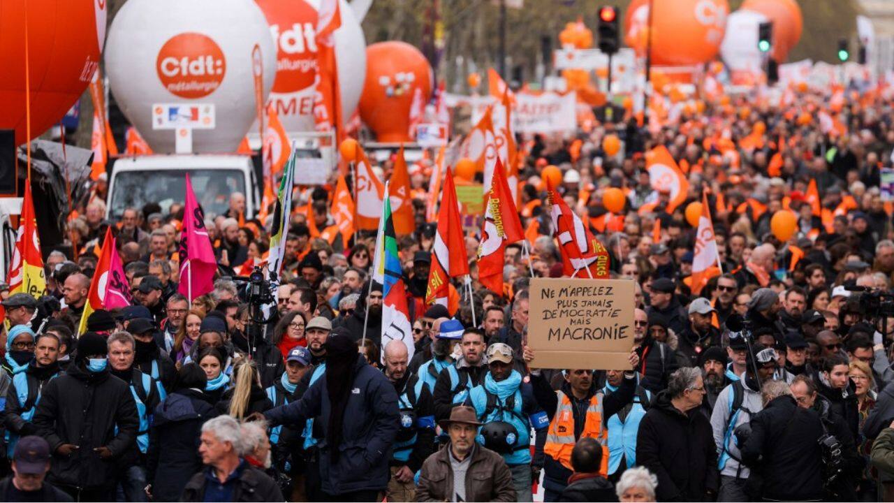 If the Constitutional Council gives its green light, Macron will be able to sign the changes into law. But the standoff has eroded his popularity, with a poll from the Elabe group suggesting on April 5 that far-right leader Marine Le Pen would beat him if the presidential election of last year were repeated now. (Source: AFP)