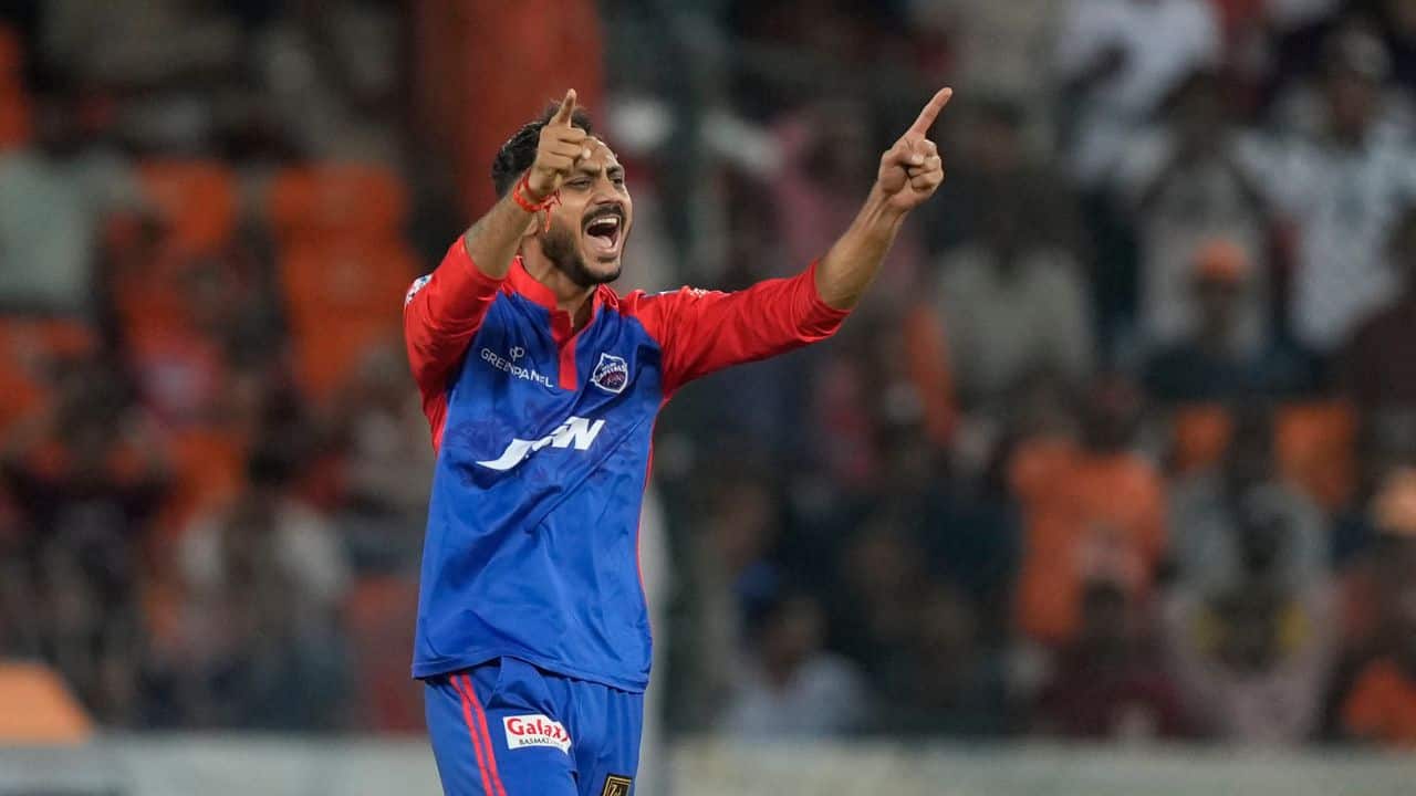 Axar Patel's all-round performance helped the last-placed Delhi Capitals trip up Sunrisers Hyderabad by seven runs in the Indian Premier League on April 24. (Source: AP) Axar Patel's all-round performance helped the last-placed Delhi Capitals trip up Sunrisers Hyderabad by seven runs in the Indian Premier League on April 24. (Source: AP)
