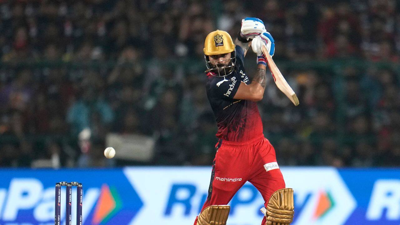 Kohli, leading the team for a third straight game, scored his fifth half-century of the season. Overall, he scored 54 off 37 runs with six fours but couldn’t build any substantial partnerships. (Image: AP)