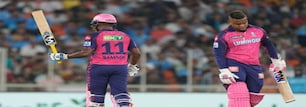 Samson, Hetmyer keep Rajasthan top of IPL table after beating Gujarat