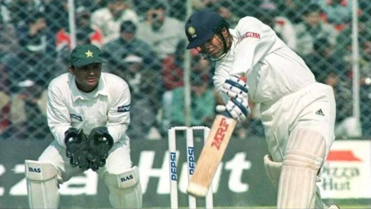 Tendulkar debuted in cricket in 1989 at the age of sixteen with Test match against Pakistan in Karachi. He holds numerous records in his stellar cricketing career. (Image: Reuters)