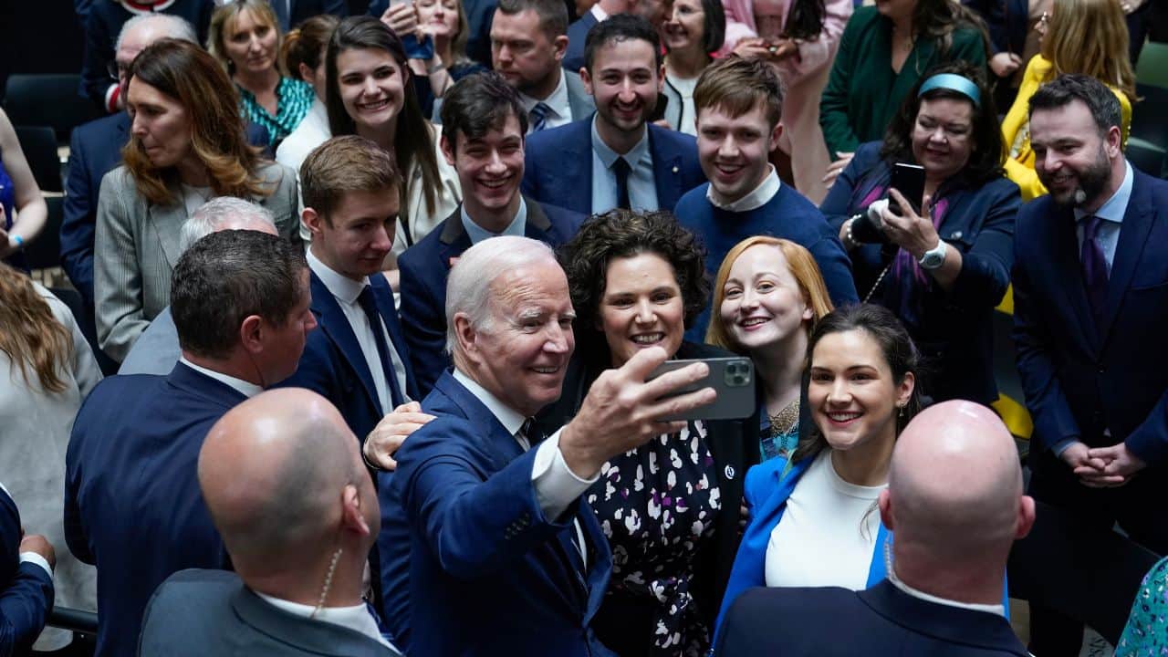 But peace and stability must always be guarded, he added, saying the January 6, 2021, riot at Congress in Washington had proved that in every generation, &quot;democracy needs champions&quot;. (Image: Reuters)