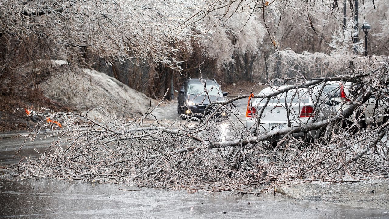 Ice storm hits Canada, leaves more than a million without power In Pics