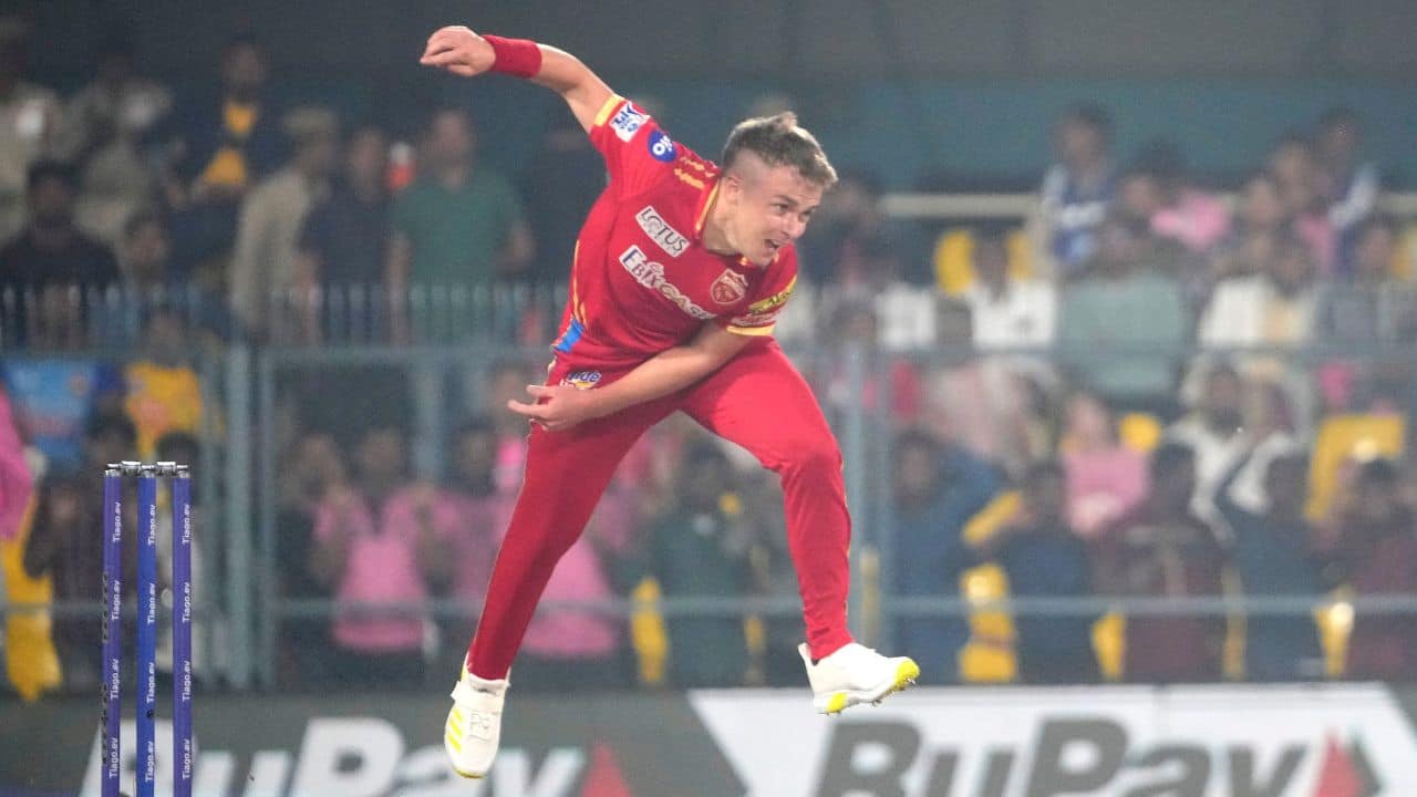 But Sam Curran, the IPL’s most expensive player, was able to defend 16 off the last six deliveries. Punjab climbed to second in the points table with four points from two wins. Last year's runner-up Rajasthan is in fourth with two points from two games. (Image: AP) But Sam Curran, the IPL’s most expensive player, was able to defend 16 off the last six deliveries. Punjab climbed to second in the points table with four points from two wins. Last year's runner-up Rajasthan is in fourth with two points from two games. (Image: AP)