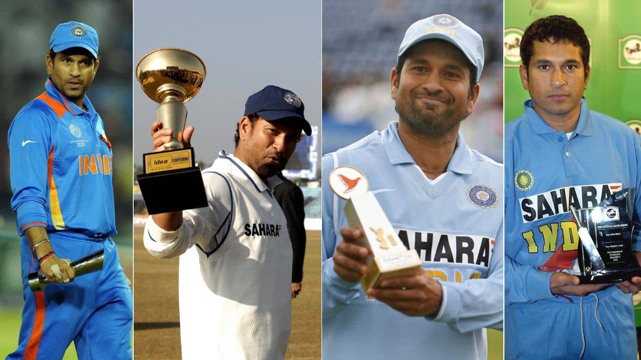 Regarded as one of the greatest batsmen in the history of career, Tendulkar holds the record for receiving the most man-of-the-match awards in international cricket. (Image: AFP)