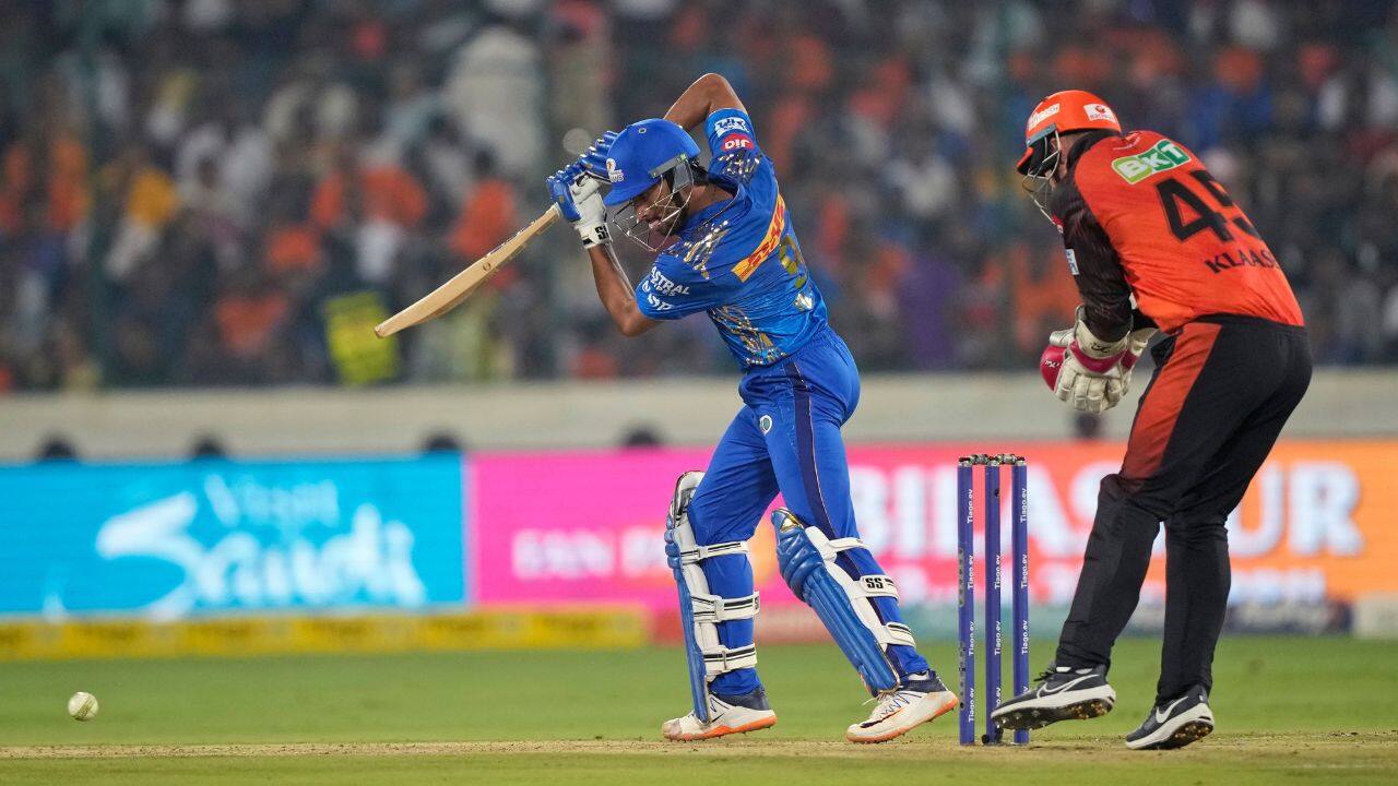 “We have a deep batting lineup, and we need to make sure they bat freely,” Sharma said. “I like Tilak’s approach. He is not afraid, he is not playing the bowler, he is playing the ball.” (Image: AP)