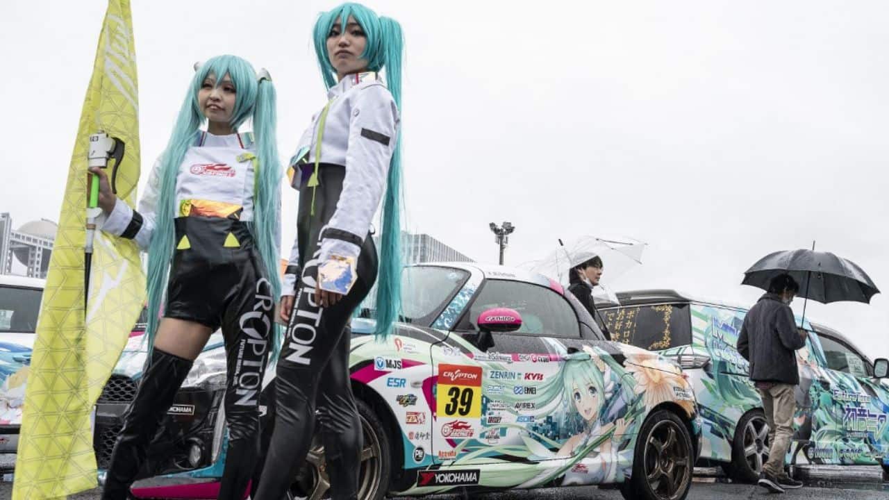 Having an itasha can be hard on the wallet though, and a full car wrap can cost up to 1 million yen ($7,500). Some owners save money by sending their designs to a printing company and applying the stickers themselves, but most take their cars to a specialist shop. (Source: AP)