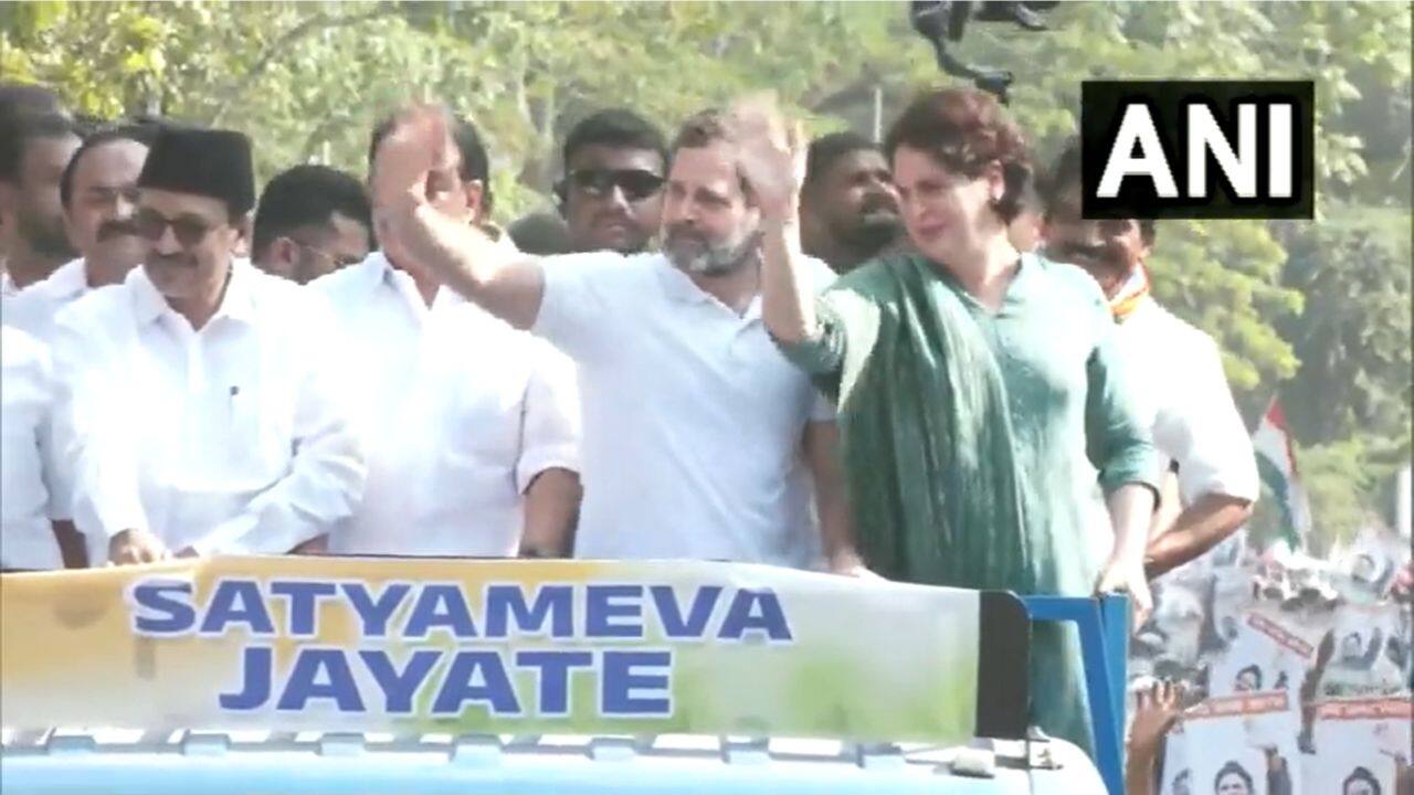 In Pics: Rahul Visits Wayanad Along With Sister Priyanka, Accorded ...