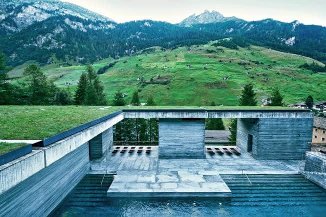 7132 Therme hotel's thermal baths, in Vals, Switzerland. (Photo: 7132 Hotel, Vals)