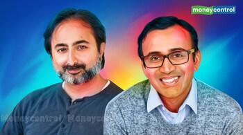 (L to R) Hemant Taneja, CEO of General Catalyst, Anand Chandrasekaran, Partner, General Catalyst