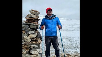 Anindya Mukherjee, mountain climber. (Photo: Anindya Mukherjee/Facebook)