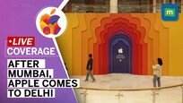 Live | Apple Saket Store Launch In Delhi | Tim Cook Opens Doors For Customers
