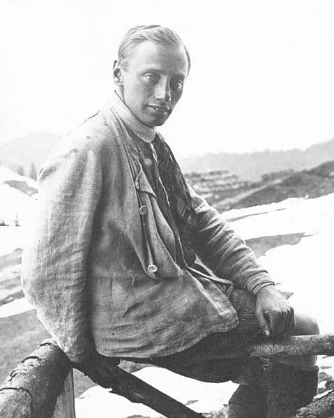 Austrian alpinist Paul Preuss, in the summer of 1911, summitted the 'impossible climb; with his second ascent of the West Face of the Totenkirchl. (Photo: Wikimedia Commons)