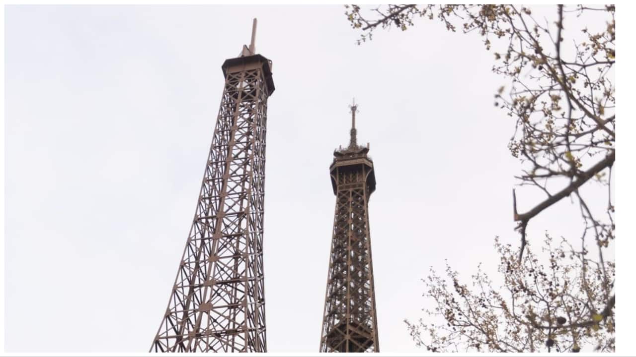There Are Two Eiffel Towers in Paris Right Now
