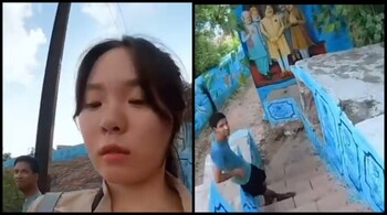 Korean blogger Rajasthan