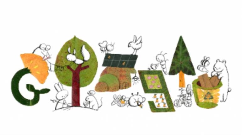 Dia da Terra: Doodle do Google alerta sobre crise da mudança climática