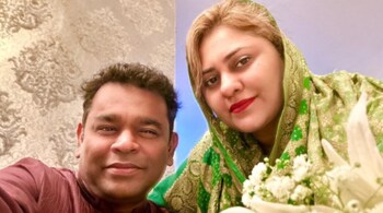 AR Rahman and Saira Banu